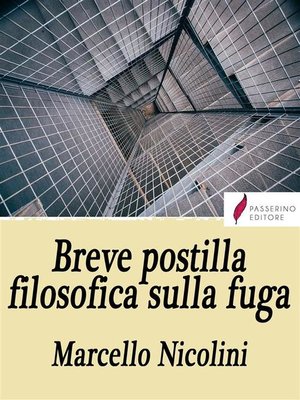 cover image of Breve postilla filosofica sulla fuga